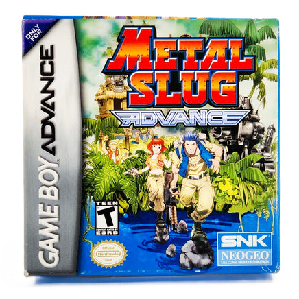 Metal Slug Advance Game Boy Advance GBA Very Good - Complete In Box Front Cover