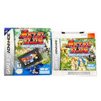 Metal Slug Advance Game Boy Advance GBA Very Good - Open Box Shows Cartridge and Instruction Manual