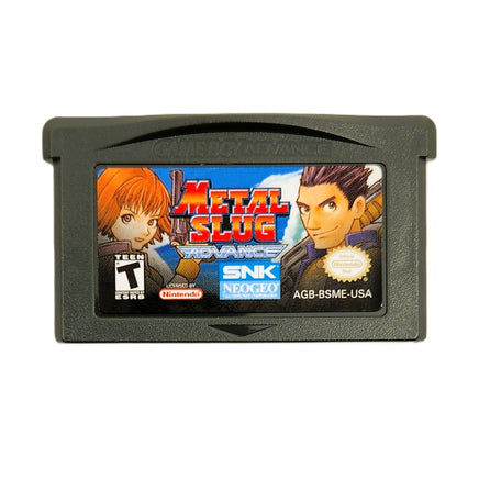 Metal Slug Advance Game Boy Advance GBA Very Good - Front of Game Cartridge Label