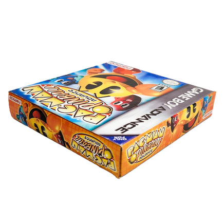 Pacman Pinball Game Boy Advance CIB Good - Top Corner Of Retail Game Box