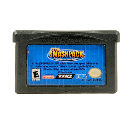 Sega Smash Pack Game Boy Advance Good Loose - Front Label Of Authentic Cartridge