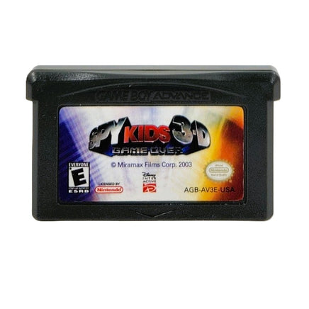 Spy Kids 3D Game Over Game Boy Advance Good Loose - Cartridge Front View