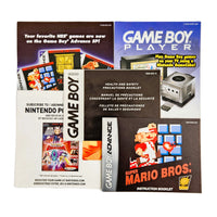 Super Mario Bros Classic Nes Series Game Boy Advance GBA Very Good - Instruction Manual and Paperwork Shown
