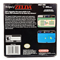 The Legend Of Zelda Classic Nes Series Game Boy Advance CIB Good - Back Of Game Box