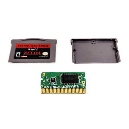 The Legend Of Zelda Classic Nes Series Game Boy Advance Good - Close up view of authentic game circuit board front