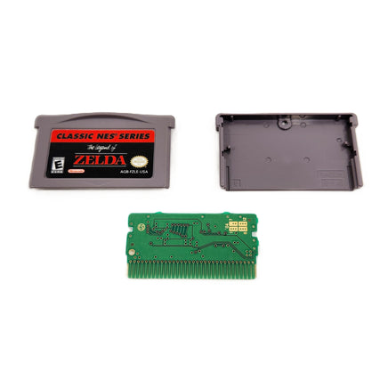 The Legend Of Zelda Classic Nes Series Game Boy Advance Good - Close up view of authentic game circuit board back