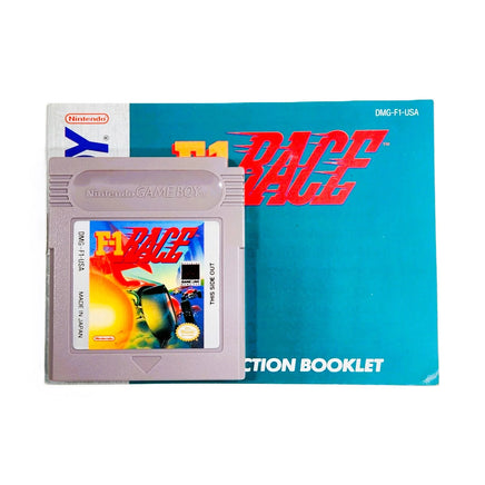 F1 Race - Game Cartridge & Manual Front