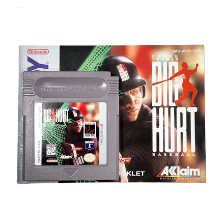 Frank Thomas Big Hurt Baseball - Cartridge and Manual Front View