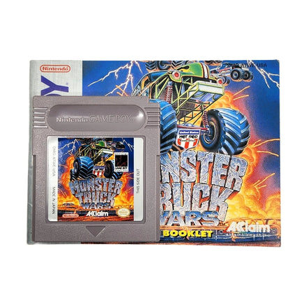 Monster Truck Wars - Front Label Of Authentic Cartridge with Manual