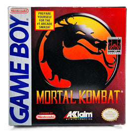 Mortal Kombat Nintendo Game Boy Very Good CIB - Front Of Retail Game Box