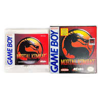 Mortal Kombat Nintendo Game Boy Very Good CIB - Front Of Retail Game Box with Manual