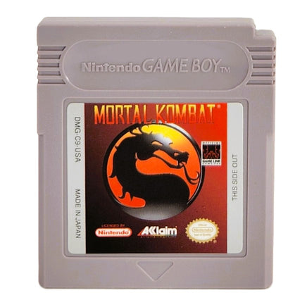 Mortal Kombat Nintendo Game Boy Very Good - Front Of Game Cartridge