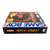 Mortal Kombat Nintendo Game Boy Very Good CIB - Front Left Side Of Retail Game Box