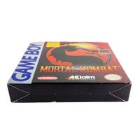 Mortal Kombat Nintendo Game Boy Very Good CIB - Front and Bottom Of Retail Game Box