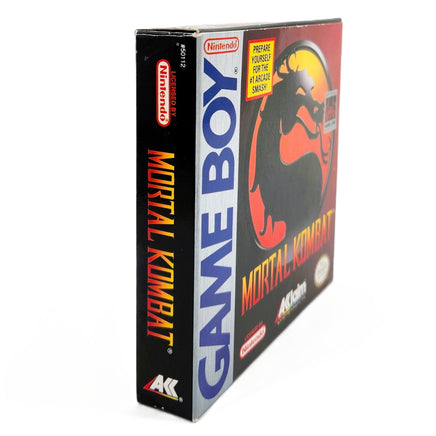 Mortal Kombat Nintendo Game Boy Very Good CIB - Front Left Spine Of Retail Game Box