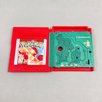 Pokémon Red Version, Good Loose Condition - Rear View of Circuit Board Showing Nintendo Logo