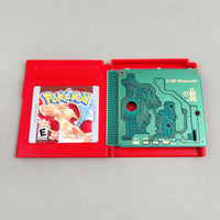 Pokémon Red Version - Authentic Cartridge Circuit Board Back View showing Nintendo Logo