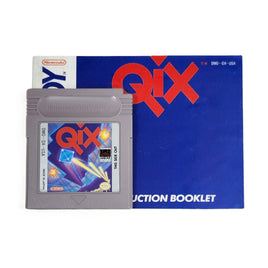 Qix - Front Of Official Game Cartridge