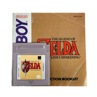 The Legend Of Zelda Link's Awakening - Game Cartridge and Instruction Manual Front