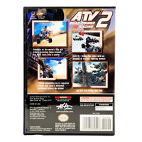 ATV Quad Power Racing 2 Nintendo GameCube Like New CIB - Back Cover Of Game Case