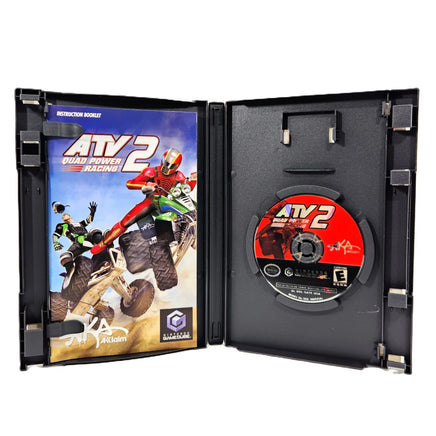 ATV Quad Power Racing 2 Nintendo GameCube Like New CIB - Inside Contents With Disc & Manual