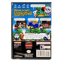 Animal Crossing + Memory Card [Player's Choice] Nintendo GameCube - Back cover artwork, very good condition
