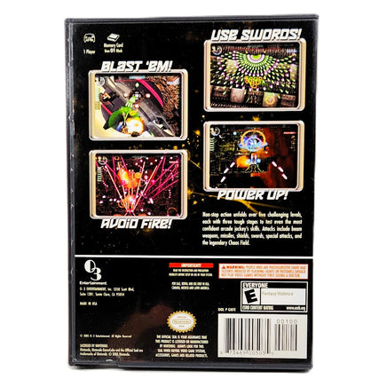 Chaos Field - Nintendo GameCube - Back cover artwork, good condition