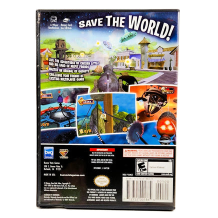Chicken Little (Disney) - Nintendo GameCube - Back artwork of game case, like new condition