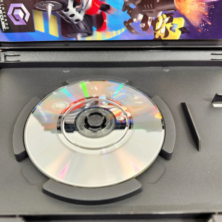 Crash: Tag Team Racing - Nintendo GameCube - Game case with close up view of scratch free game disc surface, good condition