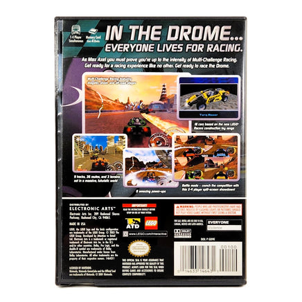 Drome Racers Nintendo GameCube Like New CIB - Back Cover Art Shown