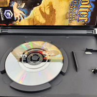 Harry Potter And The Chamber Of Secrets Nintendo GameCube Like New CIB - Game case with close up view of scratch free game disc surface