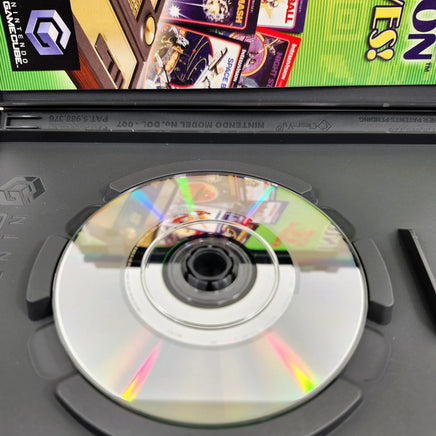 Intellivision Lives! - Nintendo GameCube - Game case with close up view of scratch free game disc surface