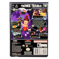 Jimmy Neutron: Attack of the Twonkies - Nintendo GameCube - Rear artwork of retail case, very good condition