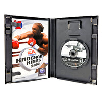 Knockout Kings 2003 - Nintendo GameCube - Interior case view with artwork, very good condition