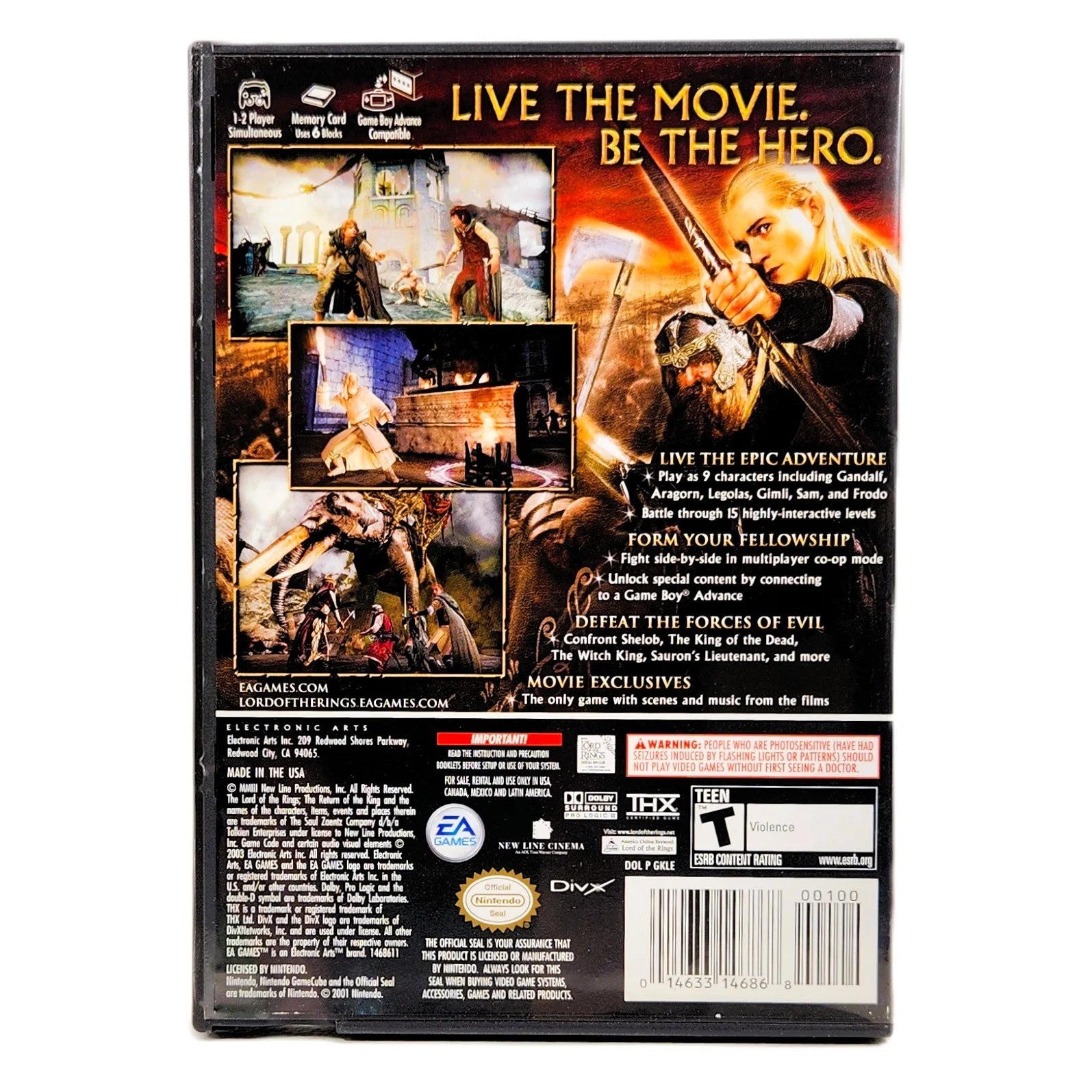 Lord of the Rings: The Return of the King – GameCube | CIB| Retro