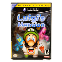 Luigi's Mansion Players Choice Nintendo GameCube Like New CIB - Game Case Front Artwork