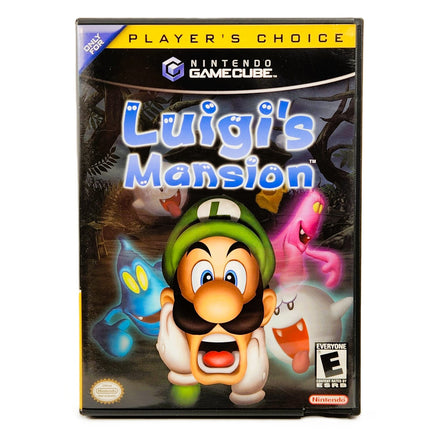 Luigi's Mansion Players Choice Nintendo GameCube Like New CIB - Game Case Front Artwork