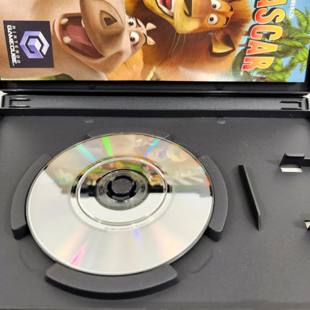 Madagascar [Player's Choice] Nintendo GameCube - Game case with close up view of scratch free game disc surface