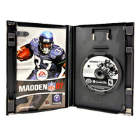 Madden NFL 2007 - Nintendo GameCube - Open case displaying contents, good condition