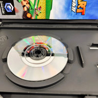 Mario Kart Double Dash Nintendo GameCube Like New CIB - Game case with close up view of scratch free game disc surface