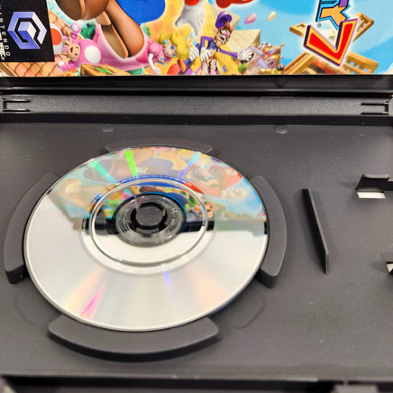 Mario Party 7 [Microphone Bundle] Nintendo GameCube - Game case with close up view of scratch free game disc surface