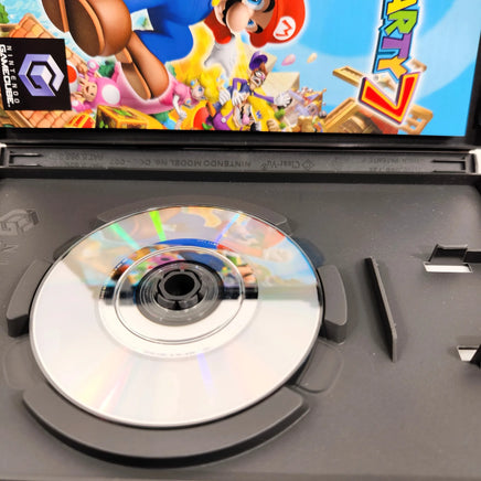 Mario Party 7 [Microphone Bundle] Nintendo GameCube - GameCube Game case with close up view of scratch free game disc surface