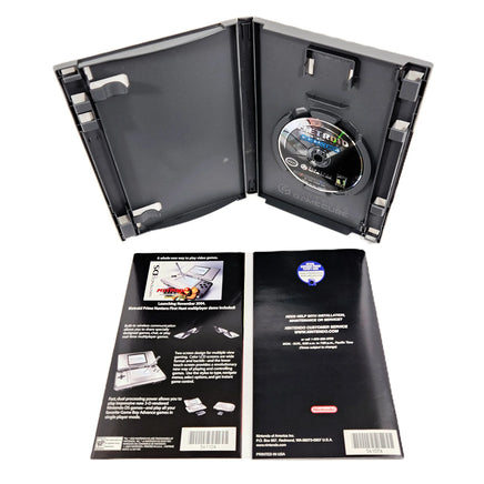 Metroid Prime 2 Echoes Nintendo GameCube Like New CIB - Open case showing disc and rear view of the instruction manual
