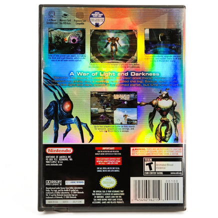 Metroid Prime 2 Echoes Nintendo GameCube Very Good - Authentic Back Cover Art