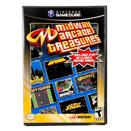 Midway Arcade Treasures Nintendo GameCube Like New CIB - Authentic Front Cover Art