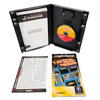 Midway Arcade Treasures - Nintendo GameCube - Open case showing disc and instruction manual along with the included registration card