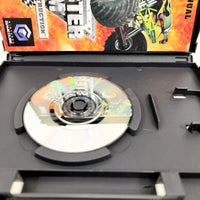 Monster Jam Maximum Destruction Nintendo GameCube Like New CIB - Game case with close up view of scratch free game disc surface