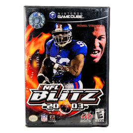 NFL Blitz 2003 - Nintendo GameCube - Front artwork of game case, acceptable condition