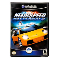 Need For Speed Hot Pursuit 2 Nintendo GameCube Very Good CIB - Front Box Artwork Of Disc Release