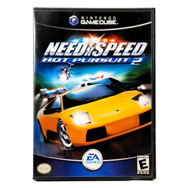 Need For Speed Hot Pursuit 2 Nintendo GameCube Very Good CIB - Front Box Artwork Of Disc Release